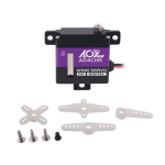 Original AGFRC A24CHR Coreless Motor 2BB 10mm 8KG Torque 0.08Sec Speed 2S HV Mini Digital RC for Wing Glider